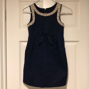 Lilly Pulitzer girls navy dress